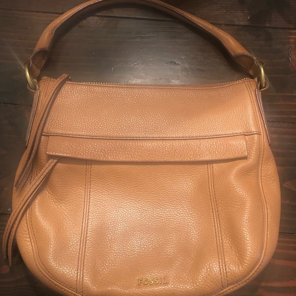 Fossil leather shoulder bag - Picture 1 of 5